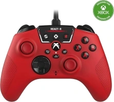 Turtle Beach React-R Red Wired Gaming Controller with Audio Controls, Mappable Buttons & Textured Grips for Xbox Series X|S, Xbox One & PC [Officially Licensed for Xbox]