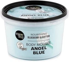 Organic Shop Angel Blue Nourishing Body Mousse. Blueberry & Cotton, 250 ml