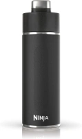 Ninja Thirsti Water Bottle and Flask 700 ML With Leak-Proof Lid, Designed For Carbonated, Hot & Cold Drinks, Ideal For Travel & Sports, Triple Insulated, Stainless Steel Bottle, Black, DW2401EUUKBK