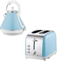 SQ Professional Breakfast Set 2pc Kettle 2200W & 2 Slice Toaster 900W (Dainty Skyline Blue)