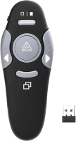 TISHOW Wireless Presentation Clickers,Laser Pointer,Clicker for Powerpoint, 2.4GHz USB PowerPoint Clicker,Presentation Pointer PPT Slide Advancer for Keynote/PPT/Mac/PC, Black