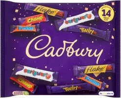 Cadbury Family Heroes 14 Treatsize Bars Pack 207g