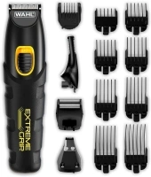 Wahl Extreme Grip 7 in 1 Multigroomer, Beard Trimmer for Men, Nose Hair Trimmer, Men’s Stubble Trimmers, Body Shaver, Male Grooming Set, Body Trimming, Grooming Set- Black