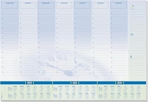 SIGEL HO350 Paper Desk Pad, with 3-year calendar, daily and weekly planner, A2 (59.5 x 41 cm), 80gsm, 30 sheets