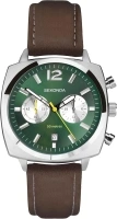 Sekonda Airborne Men’s 40mm Quartz Watch with Analogue Display, and Leather Strap