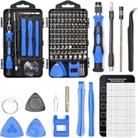 SHARDEN 122-Piece Precision Screwdriver Set, Magnetic Small Screwdriver Set, Electronic Repair Tool Kit DIY Screwdriver Kit for Phone, PC, Laptop, iPhone, Computer, MacBook, PS4, Nintendo, Xbox, Ring