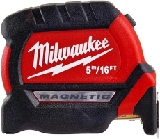 Milwaukee 4932464602 Magnetic Tape Measure 5m/16ft, Black