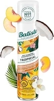 Batiste Dry Shampoo in Tropical 200ml, Coconut & Floral Fragrance, No Rinse Spray to Refresh Hair in Between Washes