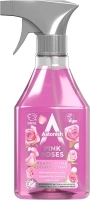 Astonish Vegan Disinfectant Spray, Ready To Use, Virus And Germ Killing, 550ml, Pink Roses