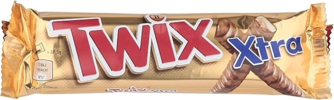 Twix Xtra Chocolate Biscuit Twin Bars, 75g