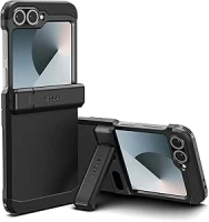 Spigen Tough Armor Pro [Hinge Protection] Case Compatible with Samsung Galaxy Z Flip 6 - Black