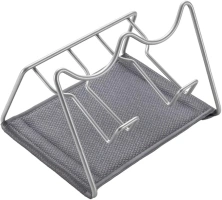 Metaltex Sodatex 2 Bottle Drainer, Metal, Grey, 21x17x14