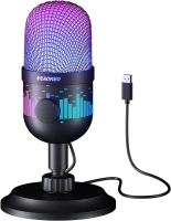 Aokeo USB Microphone, AK-1i Gaming Microphone for PC, Mac,PS4/5,Podcast Microphone with RGB,Great for Recording, Streaming