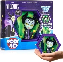 WOW! PODS 4D Disney Maleficent | Unique Connectable Collectable Bobble-head figure that Bursts from their World into Yours | Wall or Shelf Display | Disney Toys and Gifts | Series 1 no. 497