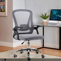 Neo Ergonomic Office Swivel Chair Adjustable Arms Computer Fabric Mesh Chair