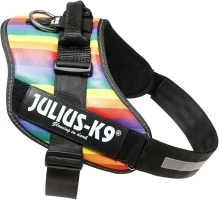 Julius-K9, 16IDC-RBW-4, IDC Powerharness, dog harness, Size: 4, Rainbow