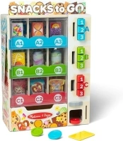 Melissa & Doug Sort, Stock, Select Wooden Vending Machine Play Set, Wooden Toy Play Food For Boys and For Girls 3+, Sandwich Counter