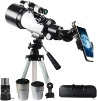 OBSRAY Telescope for Astronomy - Ideal for Kids- Adult Beginners -Portable and Powerful 16x-120x Travel Scope – Easy to Mount and Use - Astronomical Telescope for Moon, Planets and Stargazing.