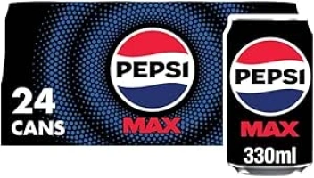 Pepsi Max No Sugar Cola Cans 24 x 330ml