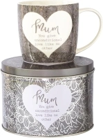 Arora 7054 Said with Sentiment Mug & Tin-Mum, Wood