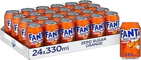 Fanta Orange Zero 24 x 330ml Cans