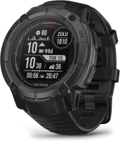 Garmin Instinct 2X SOLAR Tactical Edition, Large Rugged GPS Smartwatch, Built-in Sports Apps and Health Monitoring, Solar Charging, Dedicated Tactical Features and Ultratough Design Features, Black