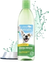 TropiClean Fresh Breath Dog Teeth Cleaning – Dental Care for Bad - Freshener Water Additive Mouthwash Helps Remove Plaque Off Dogs Teeth, Original, 473ml