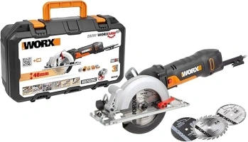 WORX WX439 500W 120mm Black and Orange Worxsaw Compact Circular Saw