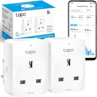 Tapo Smart Plug with Energy Monitoring, works with Alexa and Google Home,Wi-Fi Alexa Smart Plug, Remote Control,Device Sharing,No Hub Required-TapoP110 (2-Pack), packaging may vary