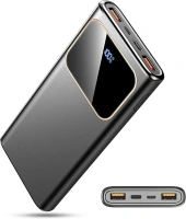 Power Bank Fast Charging 10000mAh, 22.5W Portable Charger USB C Input & Output Powerbank with LED Display, PD3.0 QC4.0 Phone Battery Pack for iPhone16/15/14/13/12, Samsung, Huawei, Android and More