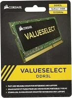 Corsair Value Select SODIMM 4GB (1x4GB) DDR3L 1333MHz C9 Memory for Laptop/Notebooks - Black