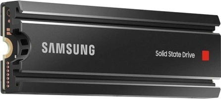 Samsung 980 PRO SSD with Heatsink 2TB PCIe Gen 4 NVMe M.2 Internal Solid State Hard Drive, Heat Control, Max Speed, PS5 Compatible, MZ-V8P2T0CW, Black