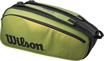 Wilson Blade V8 Super Tour Tennis Racket Bag - 9 Pack, Green