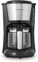 Morphy Richards 162501 Equip Filter Coffee Machine, Glass, 1000 W, 1.2 liters, Brushed Steel