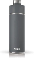 Ninja Thirsti Water Bottle and Flask 700 ML With Leak-Proof Lid, Designed For Carbonated, Hot & Cold Drinks, Ideal For Travel & Sports, Triple Insulated, Stainless Steel Bottle, Grey, DW2401EUUKGY