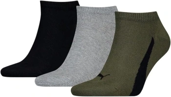 PUMA Unisex Lifestyle Sneaker Socks (3 Pair Pack)