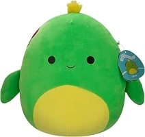 Squishmallows Original 12-Inch - Lars the Neon Green Turtle with Neon Tie-Dye Shell Plush