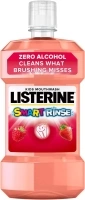 Listerine Smart Rinse Mild Berry Mouthwash (500ml), Kids Mouthwash to Reduce Cavities, Bad Bacteria, and Cleaning Teeth, Gums, and Tongue, Sugar-and Alcohol-Free Mouthwash Formula