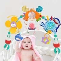 Baby Pram Toys 0-6 Months Plus, Newborn Toys Baby Montessori Toddler Sensory Toys for Babies Essentials 0-6-12 Months, Birthday Baby Stocking Fillers for Boys Girls 0 3 6 12 Month Shower Gifts