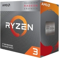 AMD Ryzen 3 3200G, PC processor, 3.6 GHz (maximum frequency: 4.0 GHz), 4 MB L3 Cache, AM4 socket, Radeon Vega 8 integrated GPU