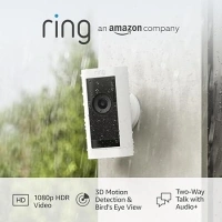 Ring Outdoor Camera Pro Battery (Stick Up Cam Pro) by Amazon | Wireless Security Camera with 1080p HDR Video, 3D Motion Detection, alternative to CCTV | 30-day free trial of Ring Protect