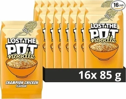 Pot Noodle Champion Chicken Lost The Pot Noodle low in saturated fat instant noodles, 16x 85 g