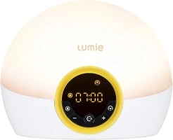 Lumie Bodyclock Rise 100 - Wake-Up Light Alarm Clock with Sunrise and Sunset, Multicolour