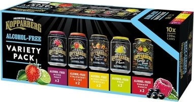 Kopparberg Fruit Cider Alcohol Free Variety pack 10x330ml cans