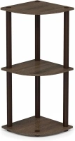 Furinno Toolless Shelves, Wood, Walnut/Brown, one size, 3-Tier