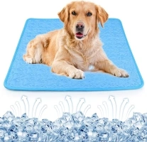 TSLBW Self Cooling Pet Dog Mat Cooling Mat for Pet Self Cooling Pet Dog Cat Cool Mat Pet Cooling Mats Heat Absorbing Pillow Pad Foldable Washable Cooling Pad for Pets Cats Puppy (Size XL)