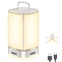 Blukar Camping Lantern Rechargeable, Camping Lights Lamp for Tent, 7 Light Modes - Super Bright 116 LED, 90°Adjustable Long Battery Life Outdoor Hanging Tent Light for Camping, Emergency etc.