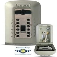 NRS Healthcare Supra M61469 C500 Key Safe Secure/ Wall Mounted/ Outdoor/ Key Storage Device, Cream