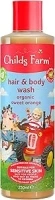 Childs Farm | Kids Hair & Body Wash 250ml | Organic Sweet Orange | Gently Cleanses | Suitable Dry, Sensitive & Eczema-prone Skin