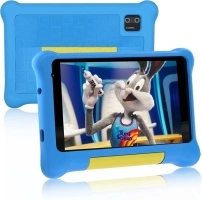 Cheerjoy Kids Tablet 7 inch, Android 13 Tablet for Kids, 5GB RAM+32GB ROM 128GB Expand, Parental Control, Kids Software Pre-Installed, Dual Camera, Android Learning Tablet with Proof Case (Blue)